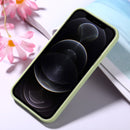 Magic Cube Frosted Silicone Shockproof Full Coverage Protective Case For iPhone 12 Pro(Green)