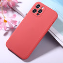 Magic Cube Frosted Silicone Shockproof Full Coverage Protective Case For iPhone 12 Pro(Red)