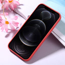 Magic Cube Frosted Silicone Shockproof Full Coverage Protective Case For iPhone 12 Pro(Red)