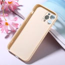 Magic Cube Frosted Silicone Shockproof Full Coverage Protective Case For iPhone 12 Pro(White)