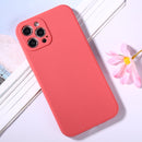 Magic Cube Frosted Silicone Shockproof Full Coverage Protective Case For iPhone 12 Pro Max(Red)