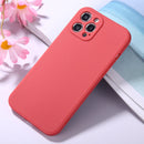 Magic Cube Frosted Silicone Shockproof Full Coverage Protective Case For iPhone 12 Pro Max(Red)