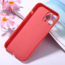 Magic Cube Frosted Silicone Shockproof Full Coverage Protective Case For iPhone 12 Pro Max(Red)