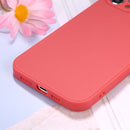 Magic Cube Frosted Silicone Shockproof Full Coverage Protective Case For iPhone 12 Pro Max(Red)