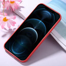 Magic Cube Frosted Silicone Shockproof Full Coverage Protective Case For iPhone 12 Pro Max(Red)