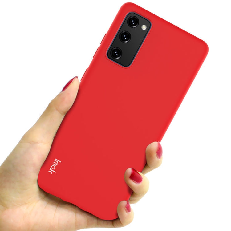 For Samsung Galaxy S20 FE IMAK UC-2 Series Shockproof Full Coverage Soft TPU Case(Red)