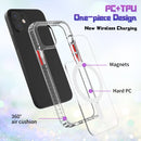 Magnetic Shockproof PC+ TPU Magsafe Case with Removable Color Button For iPhone 12 / 12 Pro(Green)