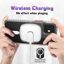 Magnetic Shockproof PC+ TPU Magsafe Case with Removable Color Button For iPhone 12 / 12 Pro(Green)
