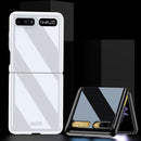 For Samsung Galaxy Z Flip GKK Folding UV Grilled Porcelain Protective Case(White)