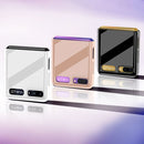 For Samsung Galaxy Z Flip GKK Folding UV Grilled Porcelain Protective Case(Black)