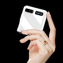 For Samsung Galaxy Z Flip GKK Folding UV Grilled Porcelain Protective Case(White)