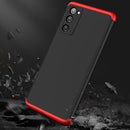 For Samsung Galaxy S20 FE GKK Three Stage Splicing Full Coverage PC Protective Case(Black Red)