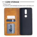 For Nokia 2.4 Rhombus Texture Horizontal Flip Magnetic Leather Case with Holder & Card Slots(Yellow)