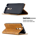 For Nokia 2.4 Rhombus Texture Horizontal Flip Magnetic Leather Case with Holder & Card Slots(Yellow)