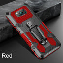 For Xiaomi Poco X3 / Poco X3 FNC / X3 Pro Armor Warrior Shockproof PC + TPU Protective Case(Red)