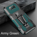For Xiaomi Poco X3 / Poco X3 FNC / X3 Pro Armor Warrior Shockproof PC + TPU Protective Case(Army Green)
