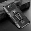 For Xiaomi Poco X3 / Poco X3 FNC / X3 Pro Armor Warrior Shockproof PC + TPU Protective Case(Black)