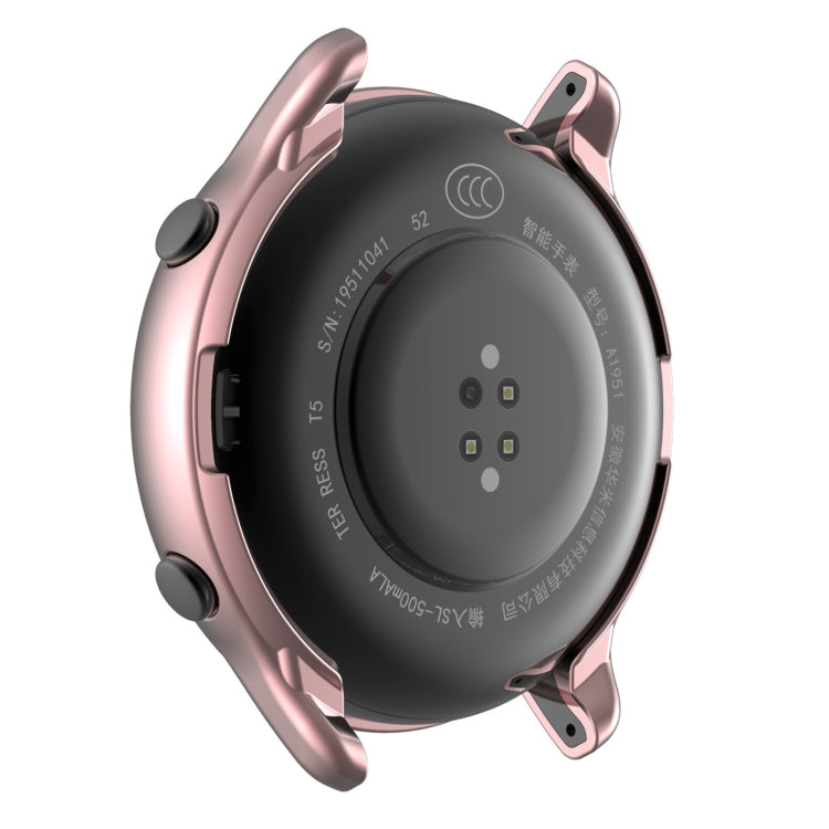 For Amazfit GTR 2 TPU Electroplating Protective Case Cover(Pink)