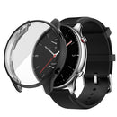 For Amazfit GTR 2 TPU Electroplating Protective Case Cover(Black)