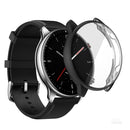 For Amazfit GTR 2 TPU Electroplating Protective Case Cover(Black)