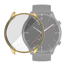 For Amazfit GTR 2 TPU Electroplating Protective Case Cover(Gold)
