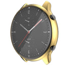 For Amazfit GTR 2 TPU Electroplating Protective Case Cover(Gold)
