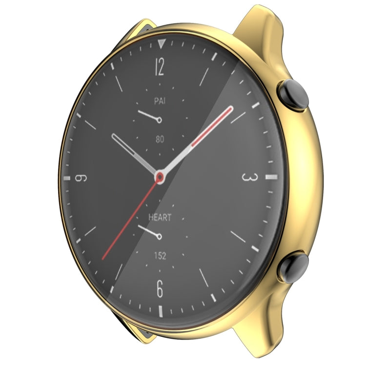 For Amazfit GTR 2 TPU Electroplating Protective Case Cover(Gold)