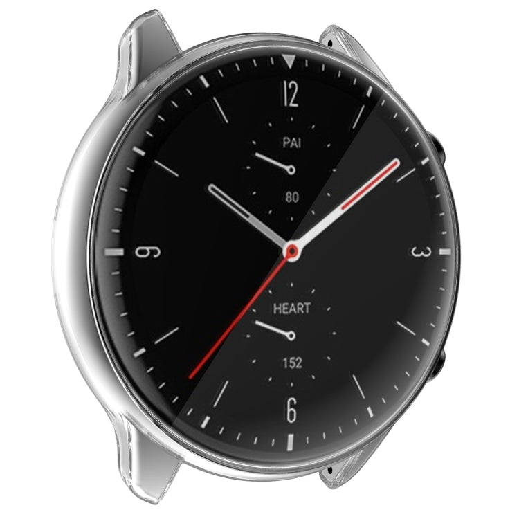 For Amazfit GTR 2 TPU Electroplating Protective Case Cover(Transparent)