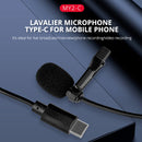 YELANGU MY2-C Type-C Interface Live Broadcast Interview Mobile Phone Single Clip Lavalier Microphone, Length: 1.5m