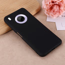 For Huawei Y9a Pure Color Liquid Silicone Shockproof Full Coverage Case(Black)