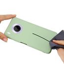 For Huawei Y9a Pure Color Liquid Silicone Shockproof Full Coverage Case(Green)