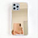 TPU + Acrylic Four Drop Luxury Plating Mirror Phone Case Cover For iPhone 12 / 12 Pro(Gold)