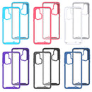 For Motorola Moto Edge Plus Starry Sky Solid Color Series Shockproof PC + TPU Protective Case(Purple)