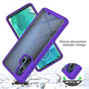 For Motorola Moto Edge Plus Starry Sky Solid Color Series Shockproof PC + TPU Protective Case(Royal Blue)