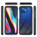 For Motorola Moto G 5G Plus Starry Sky Solid Color Series Shockproof PC + TPU Protective Case(Red)