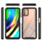 For Motorola Moto G9 Plus Starry Sky Solid Color Series Shockproof PC + TPU Protective Case(Black)