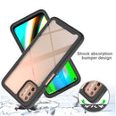 For Motorola Moto G9 Plus Starry Sky Solid Color Series Shockproof PC + TPU Protective Case(Royal Blue)