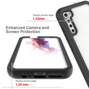 For Motorola Moto One Fusion Plus Starry Sky Solid Color Series Shockproof PC + TPU Protective Case(Light Blue)