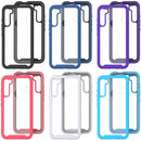 For Motorola Moto One Fusion Plus Starry Sky Solid Color Series Shockproof PC + TPU Protective Case(Red)