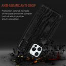 Python Texture Embossing Magnetic PU + TPU Protective MagSafe Case For iPhone 12 / 12 Pro(Black)