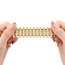 Elastic Aluminum Watch Band For Apple Watch Series 7 41mm / 6 & SE & 5 & 4 40mm / 3 & 2 & 1 38mm(Gold)
