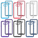 For LG V50S ThinQ 5G / G8X ThinQ Starry Sky Solid Color Series Shockproof PC + TPU Protective Case(Red)
