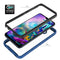 For LG V50S ThinQ 5G / G8X ThinQ Starry Sky Solid Color Series Shockproof PC + TPU Protective Case(Royal Blue)