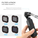 STARTRC 1108562 4 In 1 ND8 + ND16 + ND32 + ND64 Adjustable Lens Filter Set for DJI OSMO Pocket 2