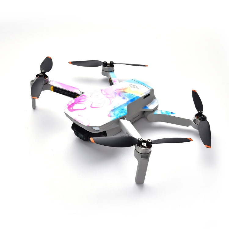 STARTRC 1108673 Machine Body + Remote Control + Battery Decorative Stickers Set for DJI Mavic Mini 2(Ink Cloud)