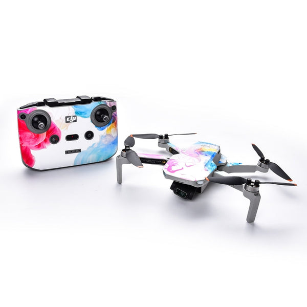 STARTRC 1108673 Machine Body + Remote Control + Battery Decorative Stickers Set for DJI Mavic Mini 2(Ink Cloud)