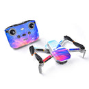 STARTRC 1108675 Machine Body + Remote Control + Battery Decorative Stickers Set for DJI Mavic Mini 2(Seaside Light Painting)