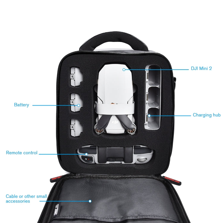 STARTRC 1108728 Portable Waterproof Nylon Shoulder Crossbody Storage Bag for DJI Mavic Mini 2
