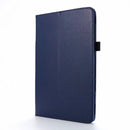For Samsung Galaxy Tab A7 10.4 (2020) T500 Litchi Texture Horizontal Flip Solid Color Leather Case with Holder(Dark Blue)