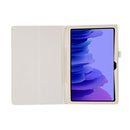 For Samsung Galaxy Tab A7 10.4 (2020) T500 Litchi Texture Horizontal Flip Solid Color Leather Case with Holder(Pink)